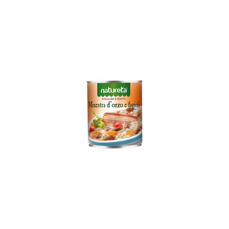 Natureta Minestra d'Orzo e Fagioli gr.830