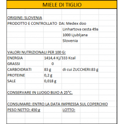 MIELE TIGLIO SLOVENO GR 450