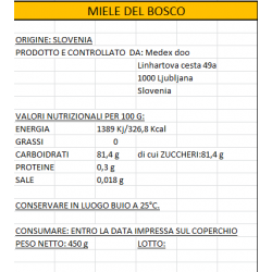 MIELE DEL BOSCO SLOVENO GR.450